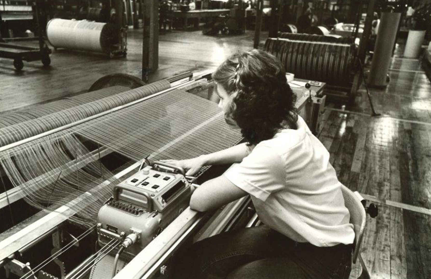 Dan River Mills looms